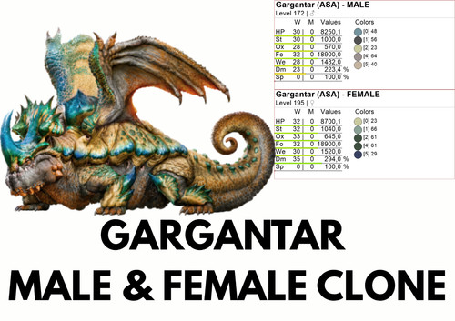 Gargantar clone ark survival - clone,