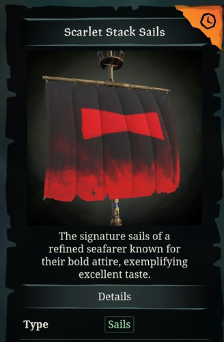 Sea thieves scarlet stack - of,