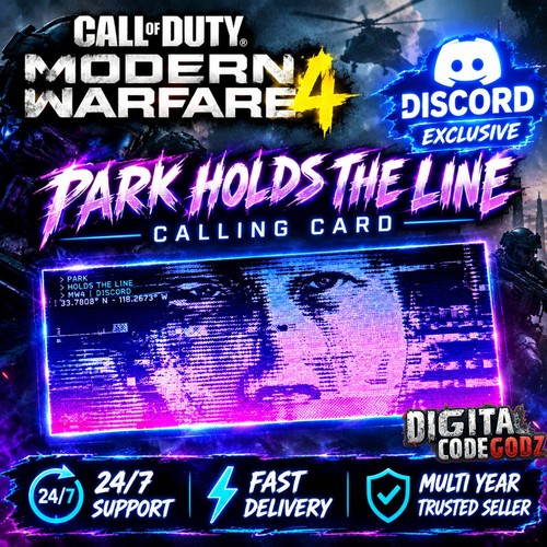 Cod mw4 discord exclusive - x,